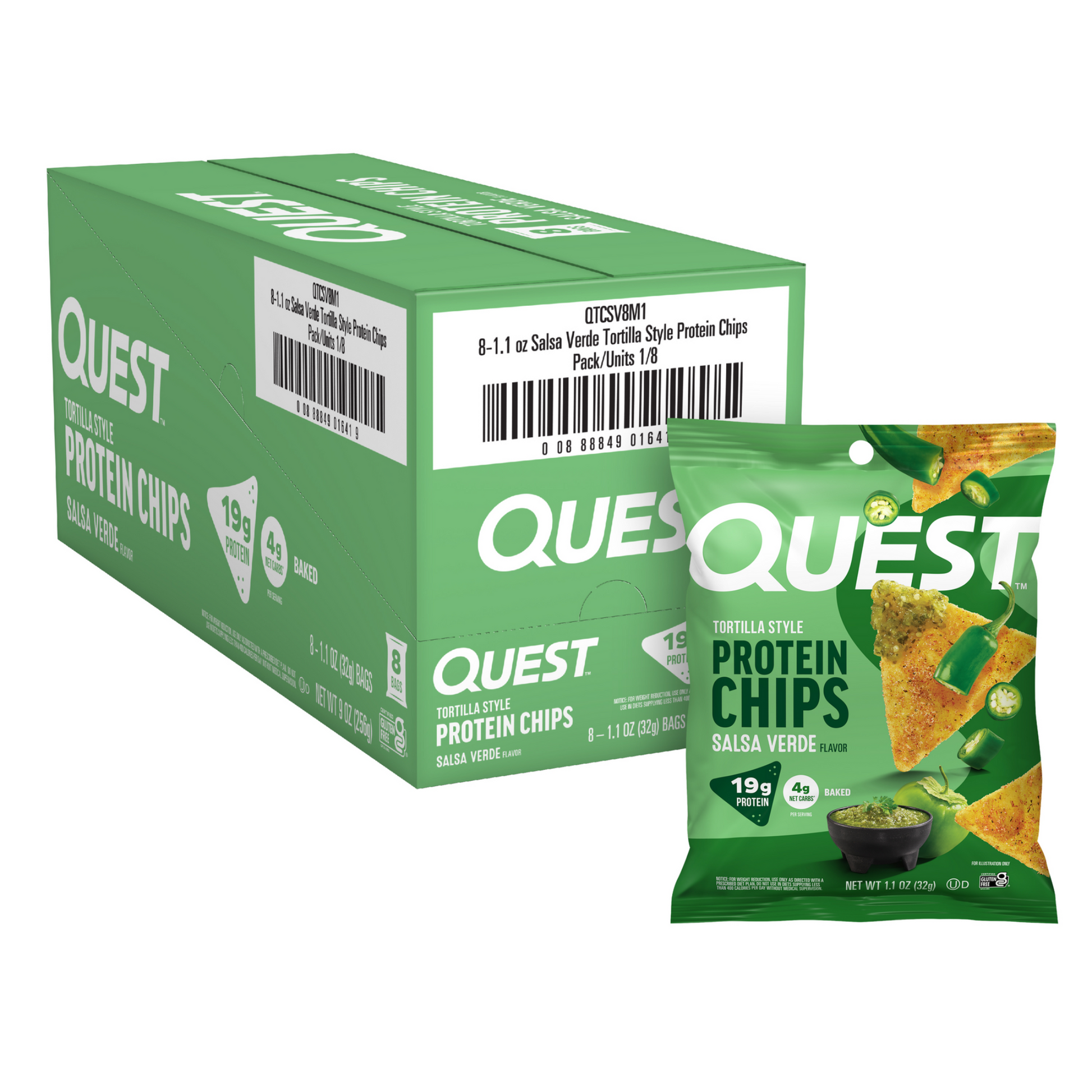 salsa-verde-tortilla-style-protein-chips-l5 110071_QN_USA_Pkg_ProteinChips_Tortilla_SV_8ctCarton_3D_Composite_Force_1.png