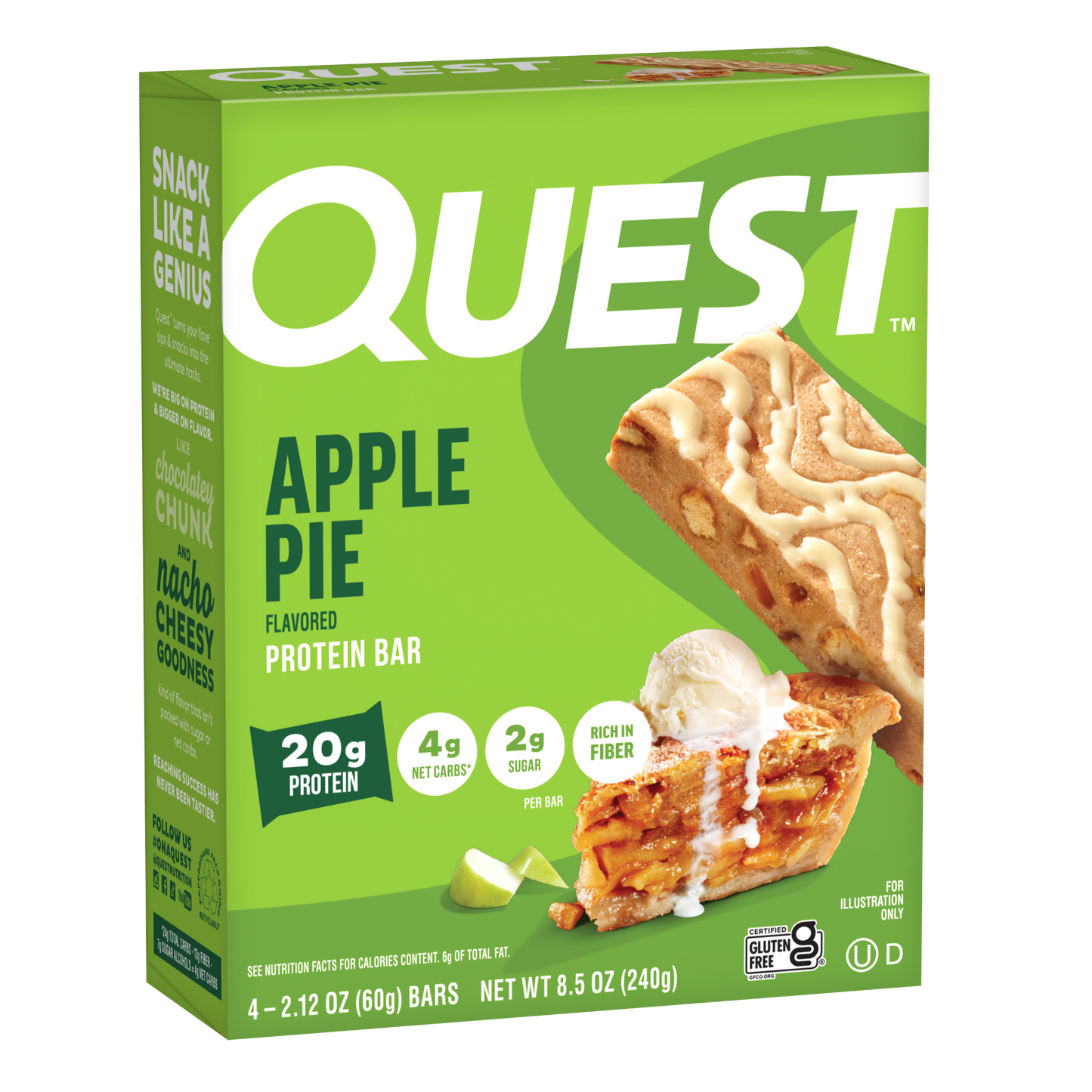 apple-pie-protein-bars-x5 400909_QN_USA_Pkg_ProteinBar_OG_AP_4ct_3D_Left_Force.png